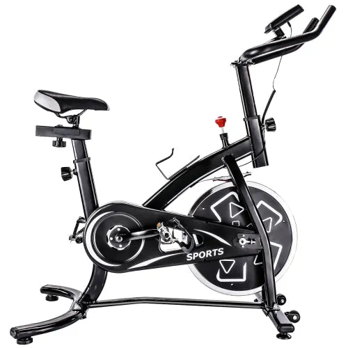 Stationary Professional Indoor Cycling Bike Exercise Bike Spin Bike S280 Trainer Exercise Bicycle(Black)