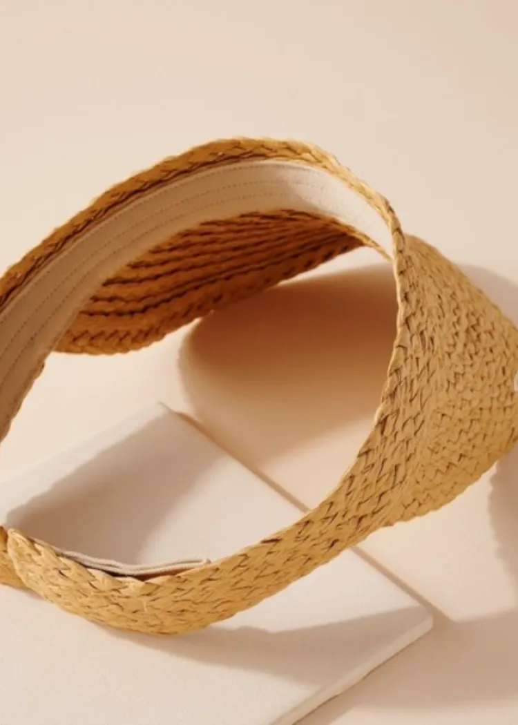 Straw Visor Hat