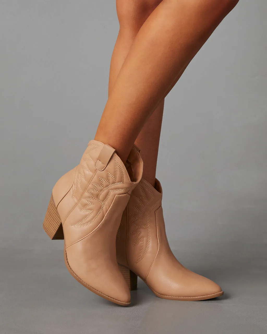 Stylish Bandit Ankle Western Booties