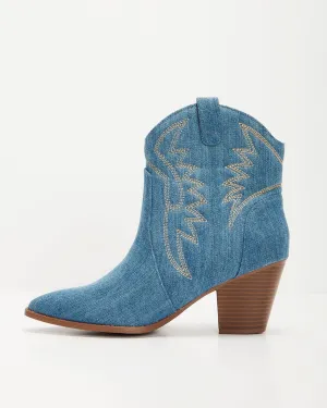 Stylish Bandit Ankle Western Booties