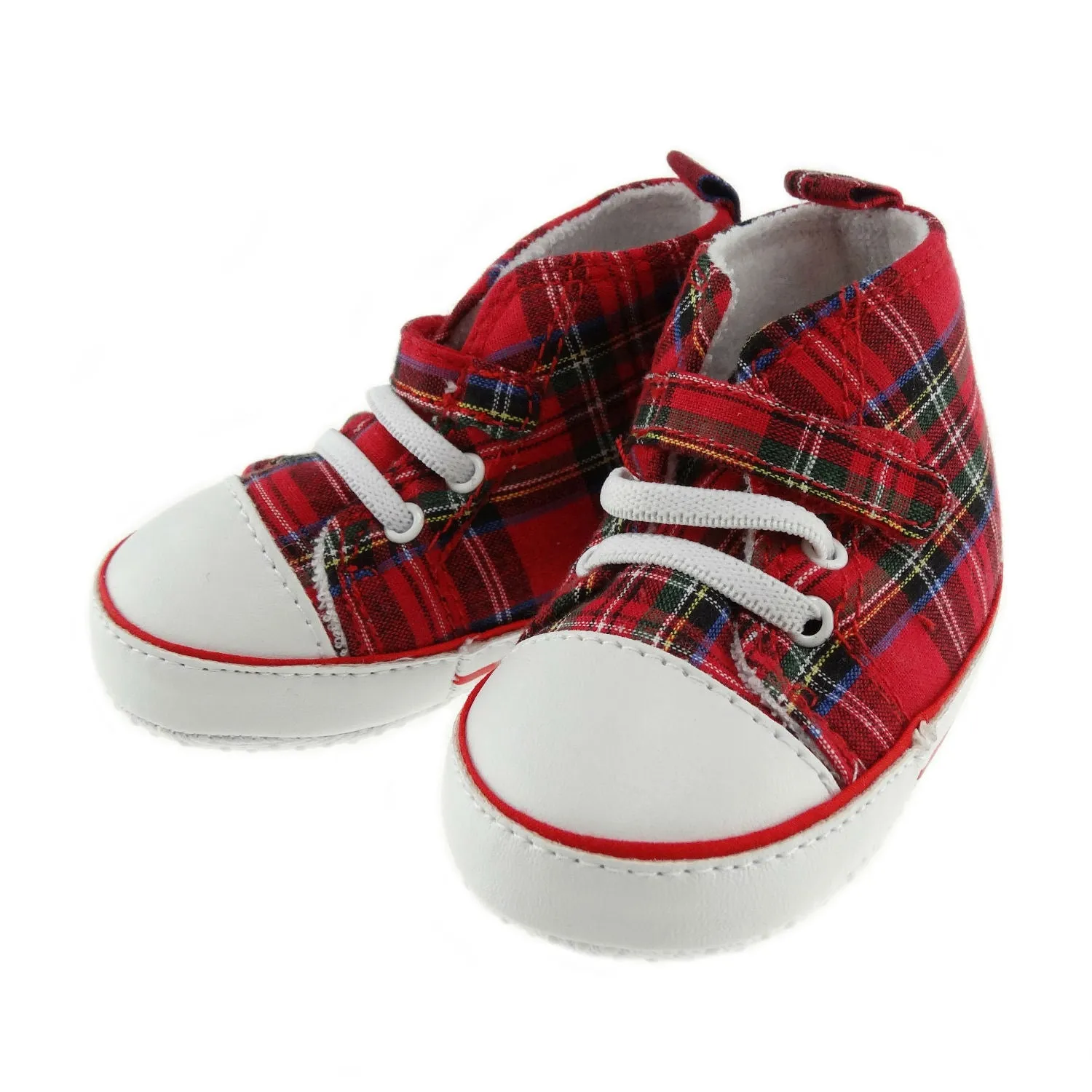 Tartan Baby Shoes/Trainers