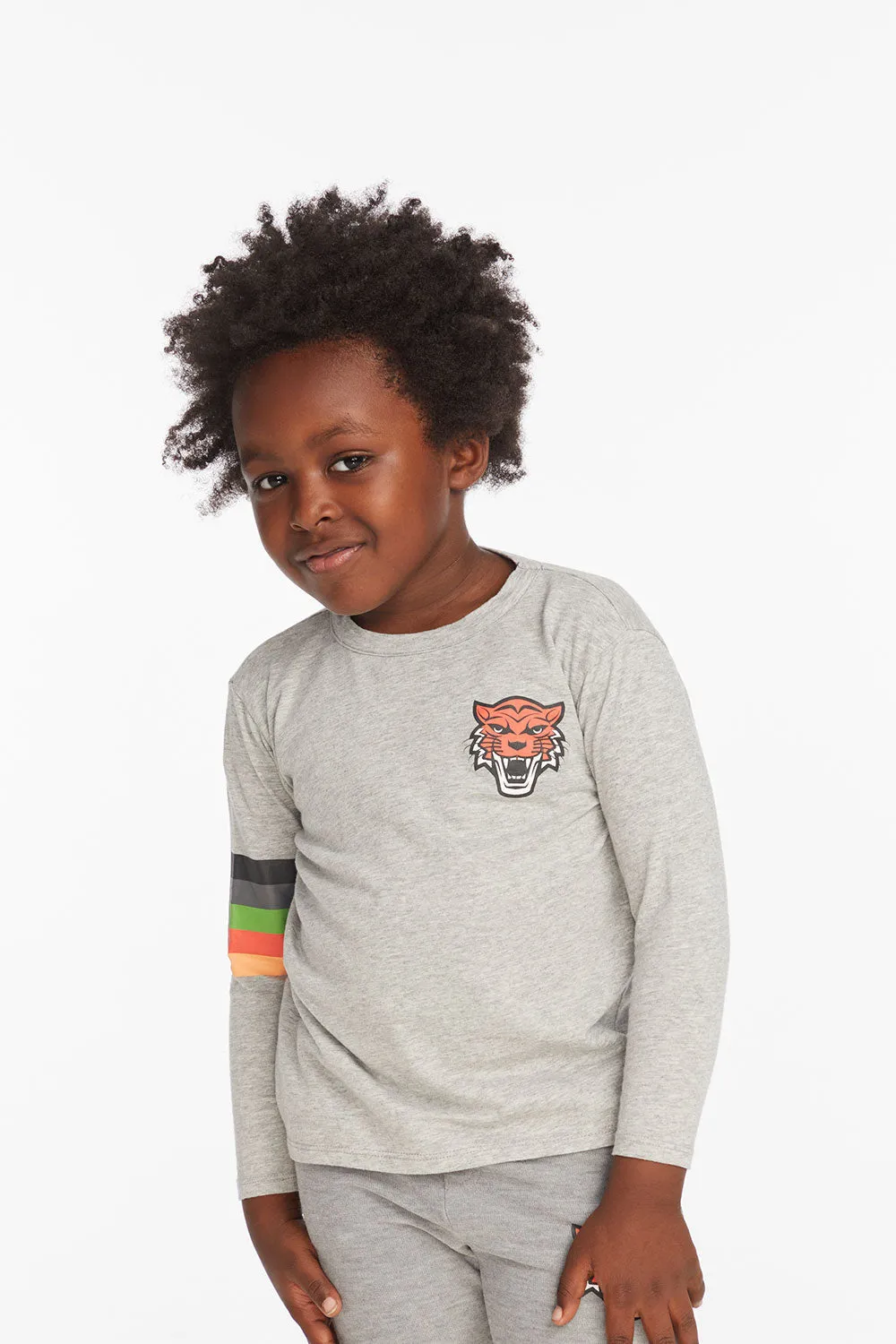 Tiger Stripe Boys Pullover