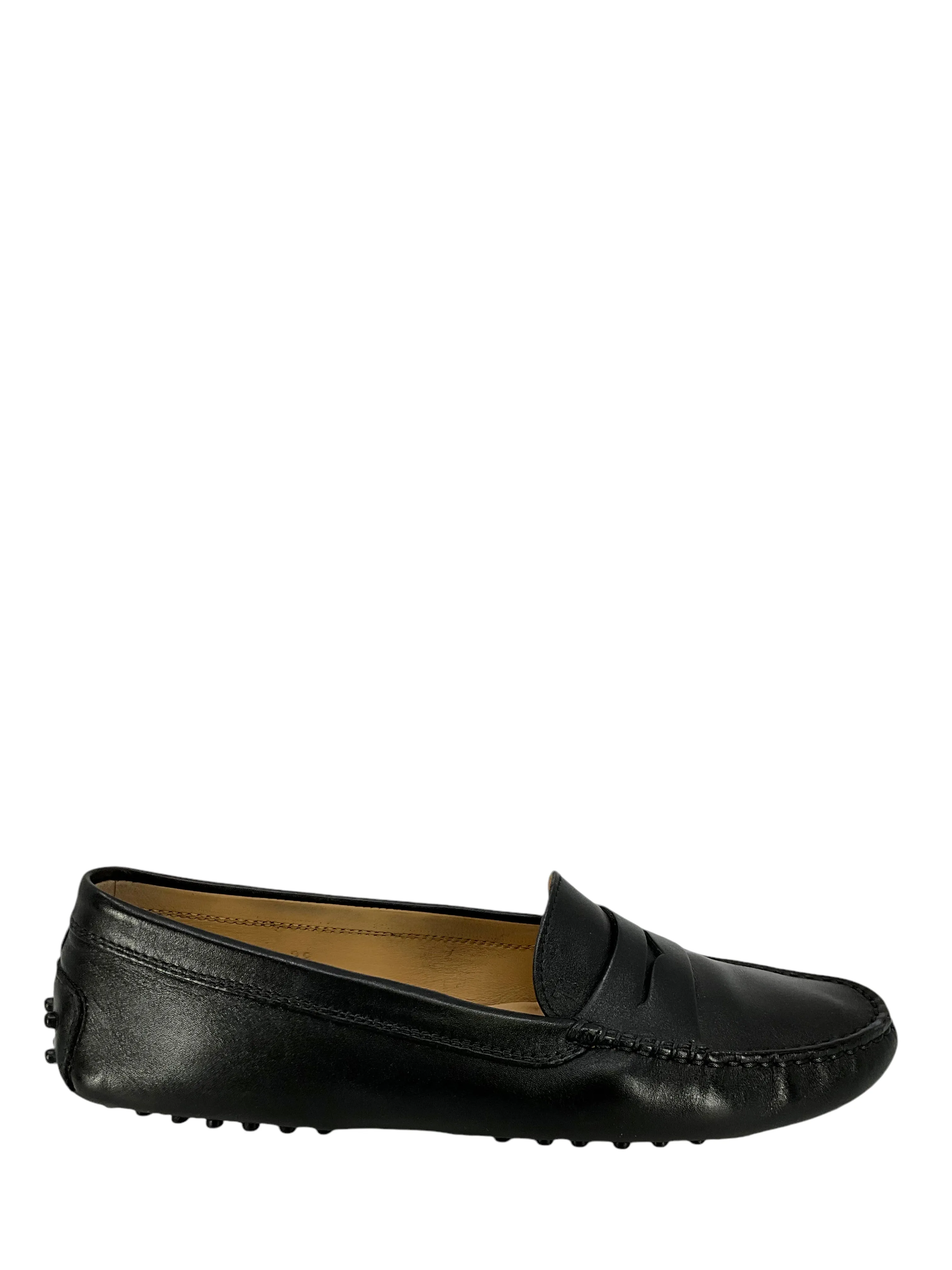 Tod's Smooth Leather Driving Loafers Size 8