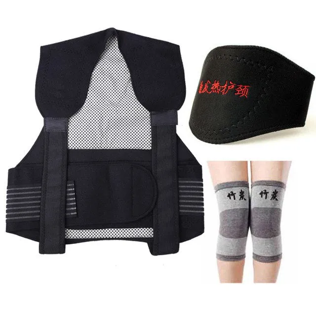 Tourmaline Heating Vest Back Waist Protector Magnetotherapy Multi-function Healthcare Health Lumbar Intervertebral Disc Painless