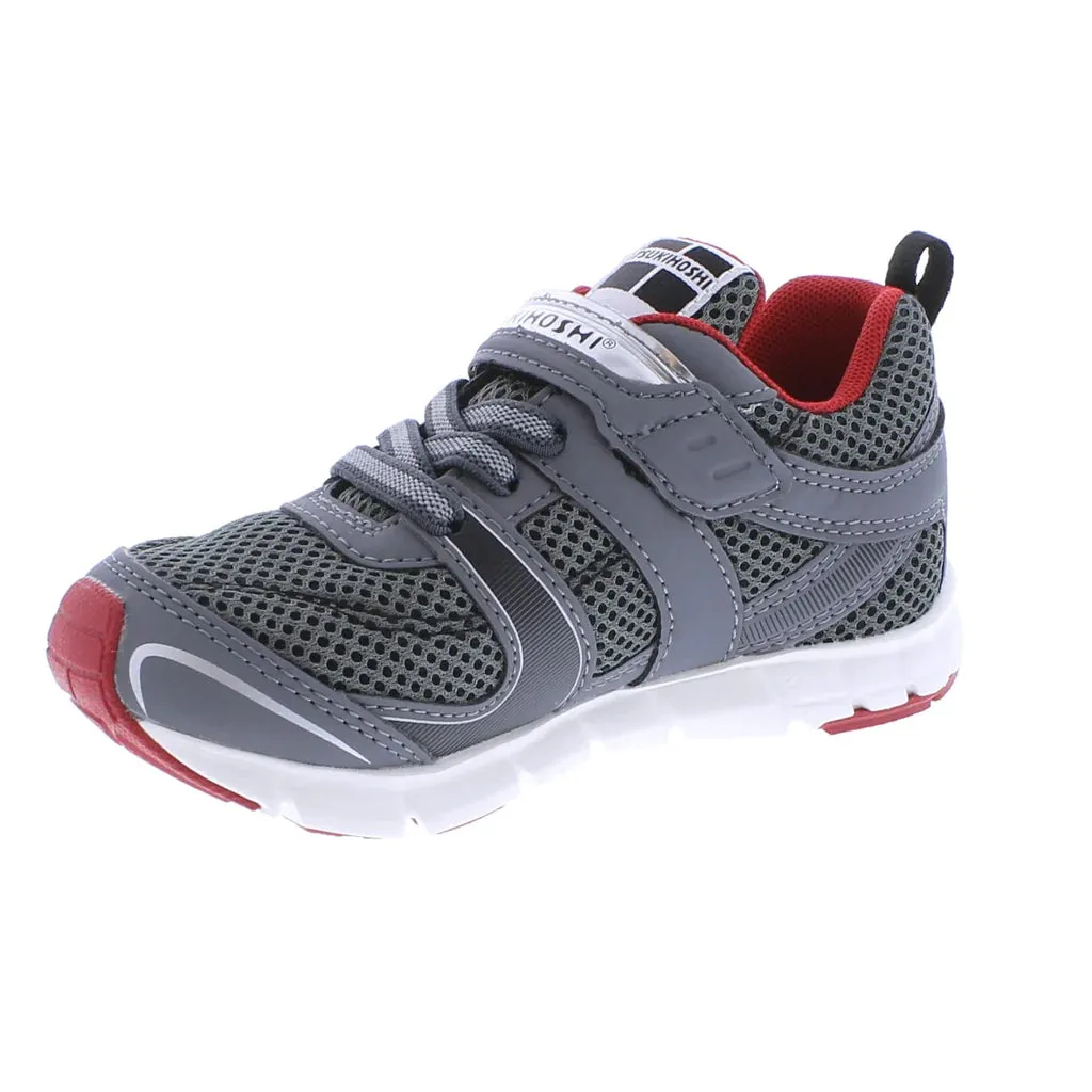 Tsukihoshi Youth Velocity (Sizes 1.5 - 7) - Gray/Red