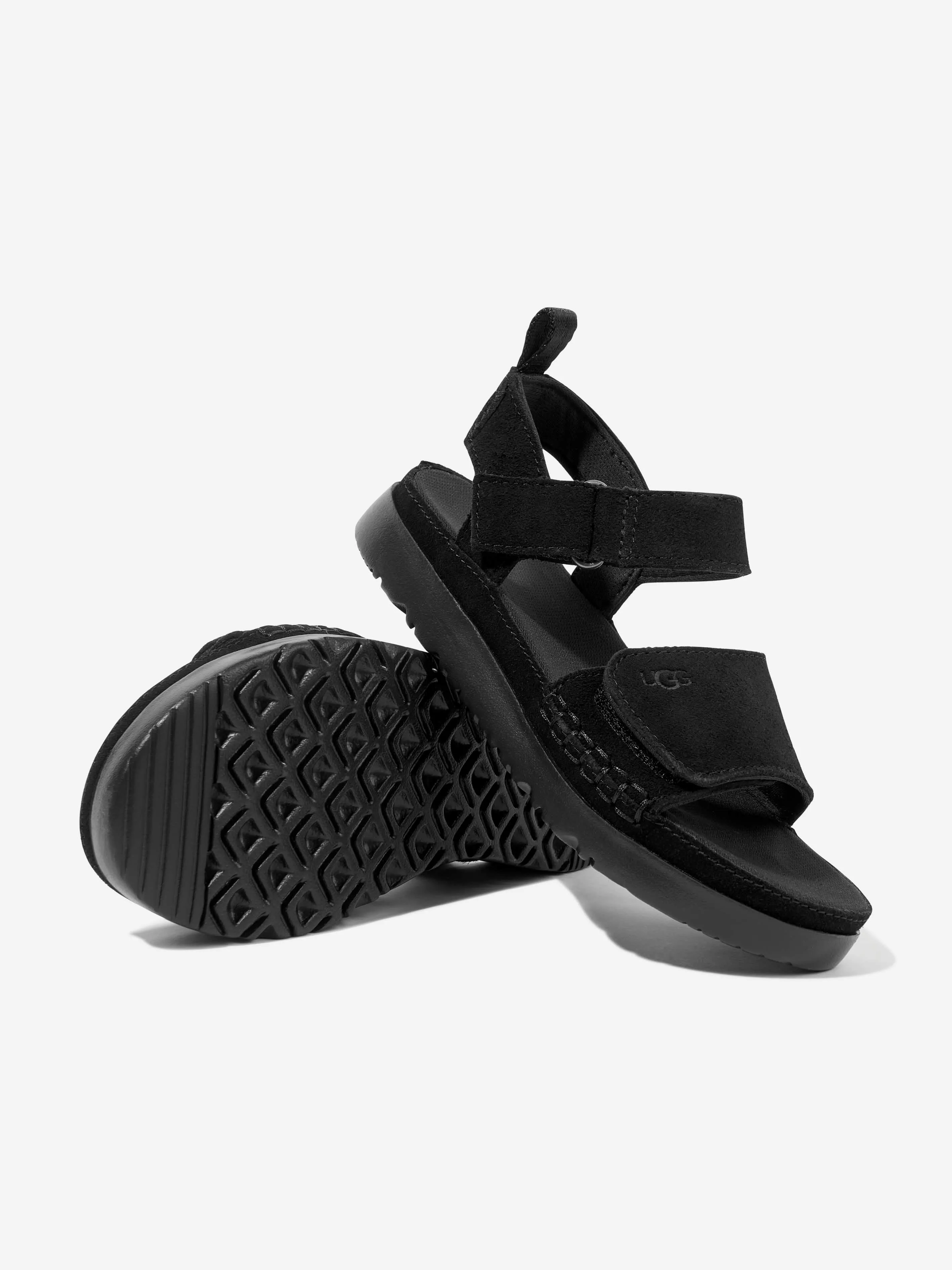 UGG Girls Goldenstar Sandals in Black