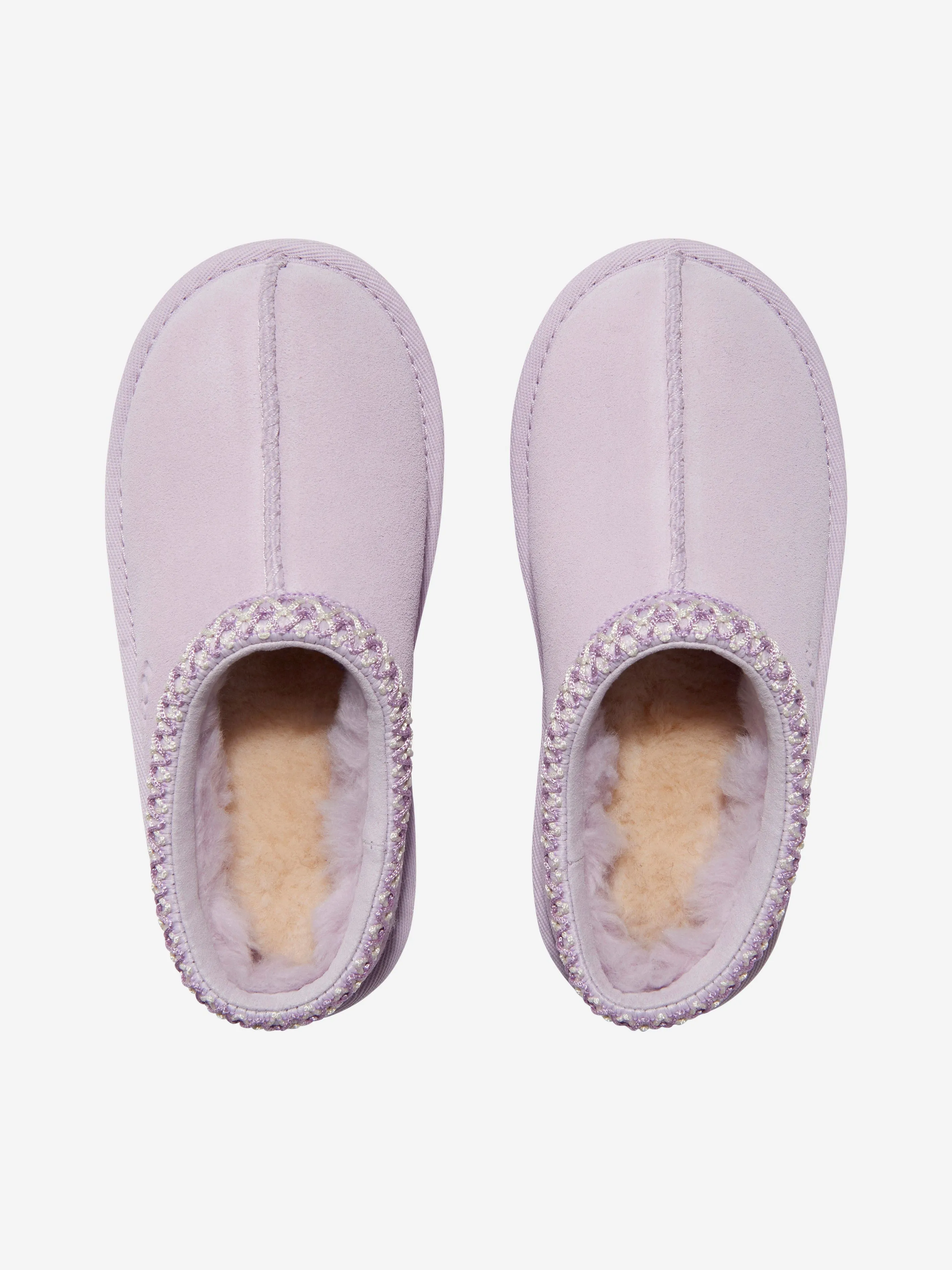 UGG Girls Suede Tasman II Slippers in Lilac