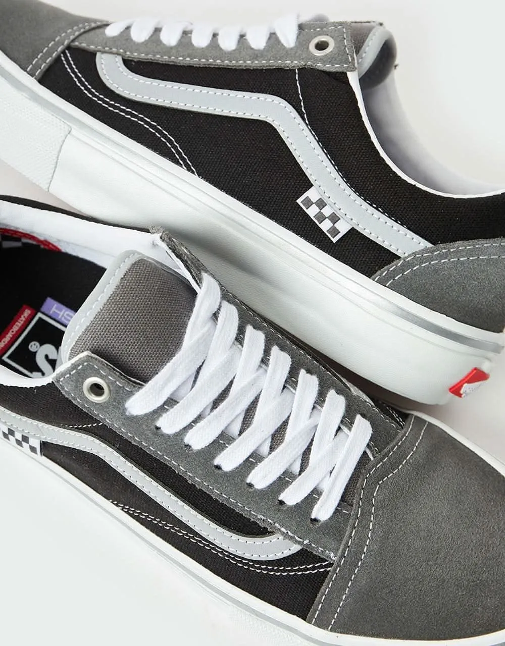 Vans Skate Old Skool Shoes - (Reflective) Black/Grey