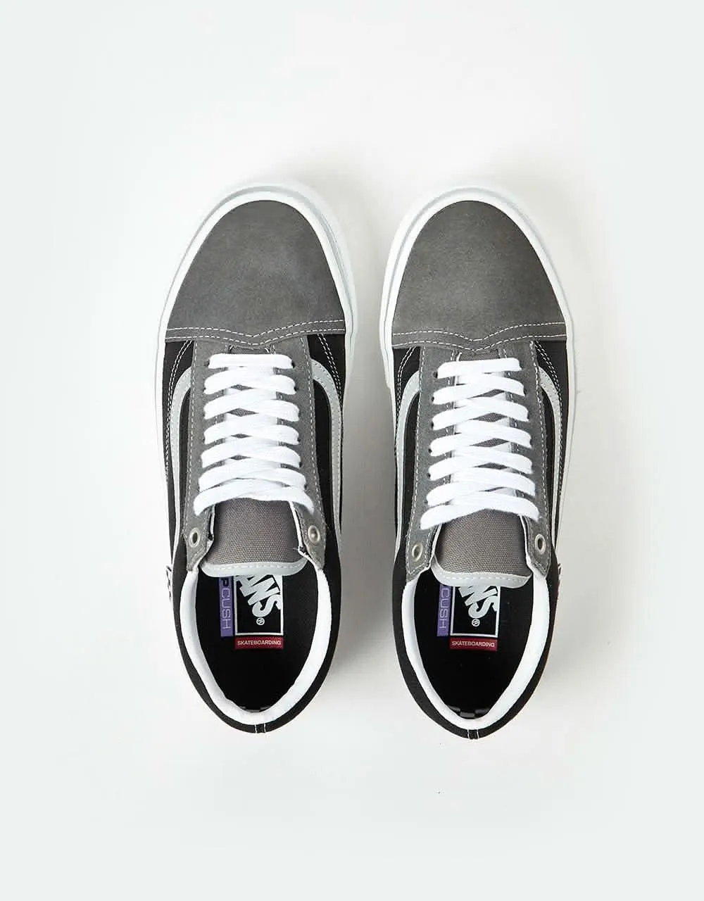 Vans Skate Old Skool Shoes - (Reflective) Black/Grey