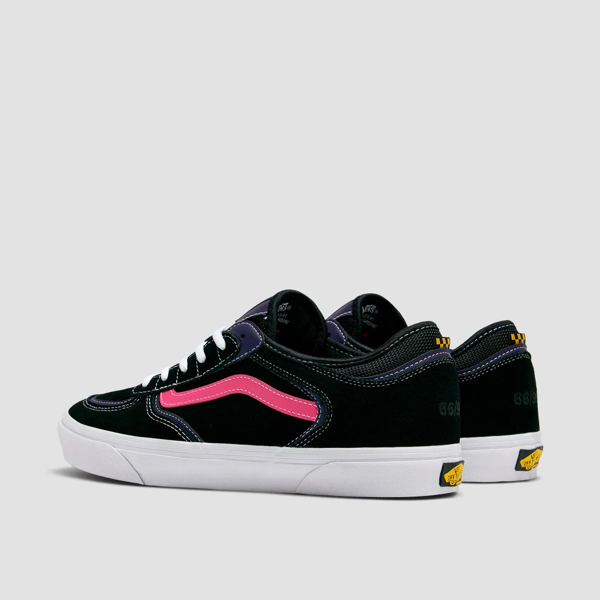 Vans Skate Rowley Shoes - Black/Pink