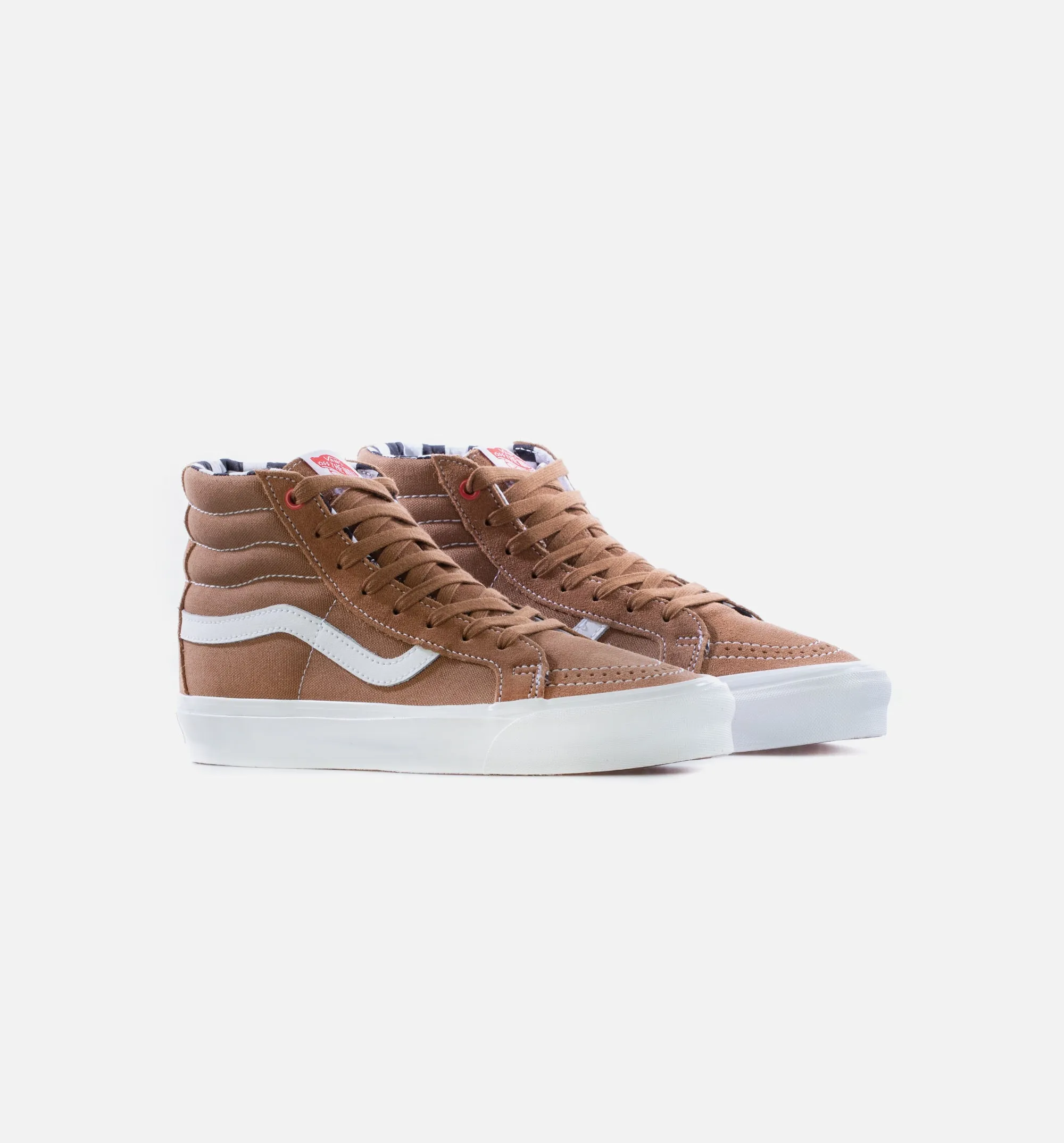 Vault x Ray Barbee OG SK8-Hi Mens Skate Shoe - Light Brown/White