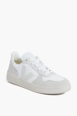 White Natural Pierre V-10 Sneakers