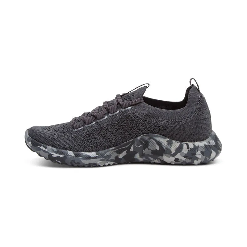 WOMEN'S AETREX CARLY SNEAKERS | CHARCOAL / CAMO