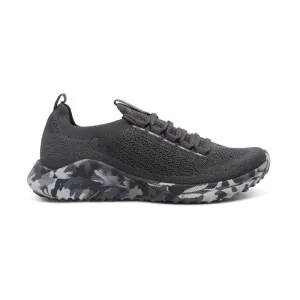 WOMEN'S AETREX CARLY SNEAKERS | CHARCOAL / CAMO