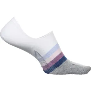 Women's Feetures Everyday No Show Hidden Socks Gradient White