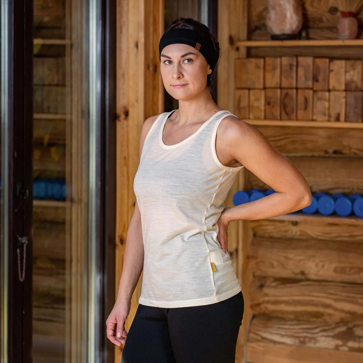 Women's Merino Headband Black